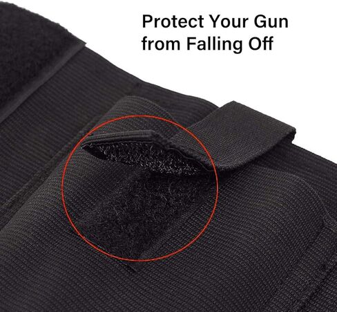 حافظة كاحل مطورة للحمل المخفي، تناسب Glock 43 26 19، SIG P365، Bodyguard 380، Ruger LCP، Springfield، 9mm 380، Shield 9mm، ومعظم المسدسات الأخرى، رسم اليد اليسرى اليمنى in Kuwait