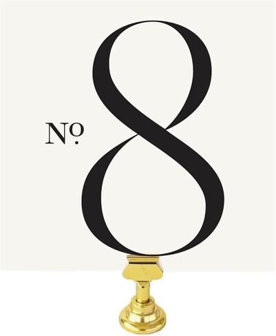 Weekend Paper Co.™ Modern Table Numbers, Single Sided 4x6 Modern Design, Black Matte Ink, Numbers 1-25 plus 3 BONUS signs for Your Wedding, Reception, Anniversary, Birthday Party or Any Celebration! in Saudi Arabia