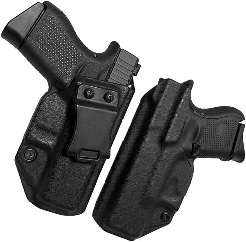 حافظة G26/27/28/33 IWB لليد اليمنى تناسب موديلات Glock 26/28/33(GEN3-5)/G27(GEN3-4) حافظة مسدس وعالمية 9 مم/.357 Sig/.40 حامل مزدوج للمكدس IWB/OWB حافظة مخفية للحمل in Saudi Arabia