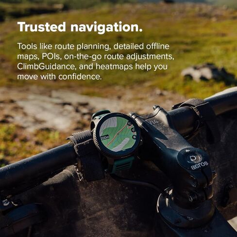 SUUNTO Vertical 2 GPS Sport Watch with 1.5" AMOLED Touchscreen, Black & SUUNTO 22 ATH6 Silicone Strap All Black S+M in Saudi Arabia
