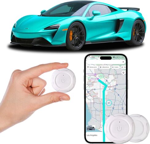 جهاز تعقب GPS للمركبات، بدون رسوم شهرية بدون اشتراك، جهاز تعقب GPS مغناطيسي صغير مخفي في الوقت الحقيقي، جهاز تعقب السيارة للسيارات والأطفال والحيوانات الأليفة وكبار السن، متوافق مع Android وiOS in Kuwait