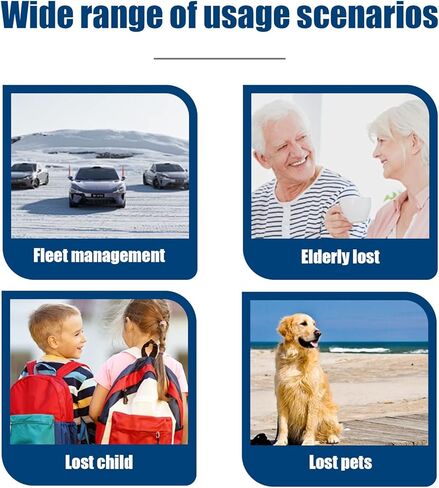 جهاز تعقب GPS للمركبات، بدون رسوم شهرية بدون اشتراك، جهاز تعقب GPS مغناطيسي صغير مخفي في الوقت الحقيقي، جهاز تعقب السيارة للسيارات والأطفال والحيوانات الأليفة وكبار السن، متوافق مع Android وiOS in Kuwait