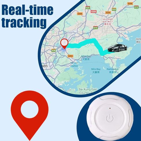 جهاز تعقب GPS للمركبات، بدون رسوم شهرية بدون اشتراك، جهاز تعقب GPS مغناطيسي صغير مخفي في الوقت الحقيقي، جهاز تعقب السيارة للسيارات والأطفال والحيوانات الأليفة وكبار السن، متوافق مع Android وiOS in Kuwait