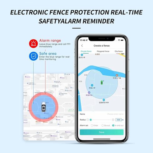 Mini GPS Tracker for Vehicles No Subscription - Tracker Device for Vehicles No Monthly Fee Car Tracker Device Hidden Undetectable Magnetic Real-Time Tracking Device, for Cars Kids Dogs Trucks in Kuwait