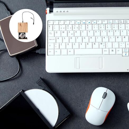 ناسخ أقراص DVD خارجي USB 3.0 من النوع C ومحرك أقراص مضغوطة لأجهزة الكمبيوتر المحمول وأجهزة الكمبيوتر المكتبية، ناسخ أقراص DVD محمول بتصميم حبيبات خشبية، متوافق مع Windows والأنظمة in Kuwait