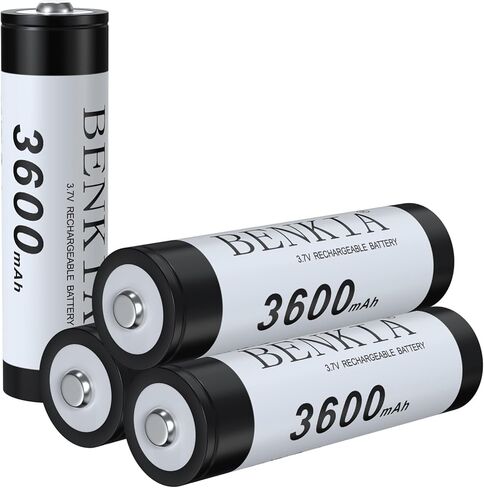 18650 بطارية قابلة للشحن 3600 مللي أمبير زر علوي 8 حزمة 3.7 فولت بطاريات ليثيوم أيون للمصابيح الأمامية in Kuwait