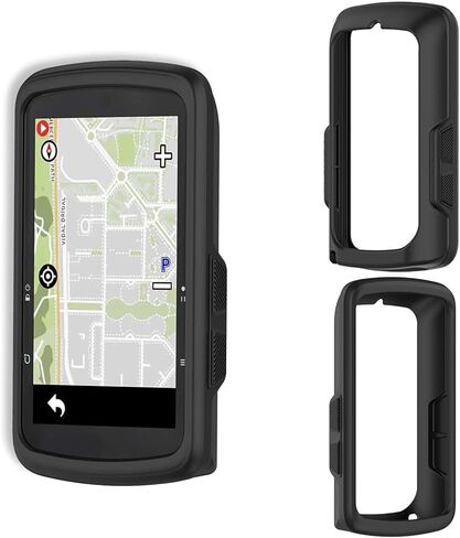 Case for Bryton Rider S810,NOUKAJU Silicone Protective Case,Drop-Proof,Scratch-Proof,Shock-Proof,Protective Cover for Bryton Rider S810 Cycling Computer(Black) in Saudi Arabia