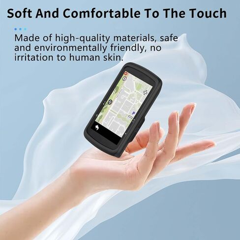 Case for Bryton Rider S810,NOUKAJU Silicone Protective Case,Drop-Proof,Scratch-Proof,Shock-Proof,Protective Cover for Bryton Rider S810 Cycling Computer(Black) in Saudi Arabia