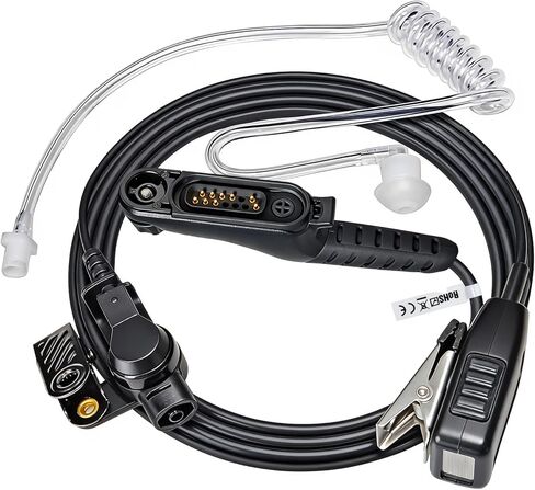 UAYESOK Radio Earpiece for Motorola MOTOTRBO R7, ION Series, MXP600, APX N70 N50 N30, Acoustic Air Tube, Professional-Grade Headset in Saudi Arabia