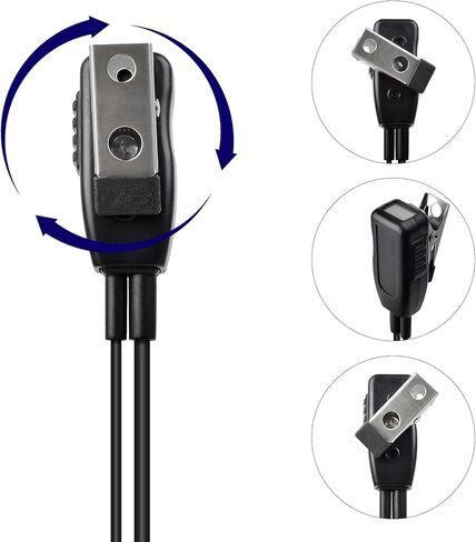UAYESOK Radio Earpiece for Motorola MOTOTRBO R7, ION Series, MXP600, APX N70 N50 N30, Acoustic Air Tube, Professional-Grade Headset in Saudi Arabia