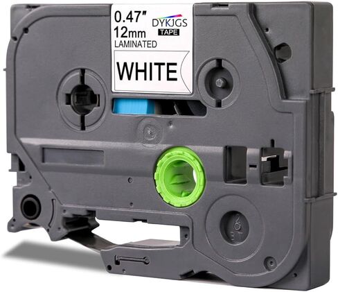 متوافق TZ Tze231 12mm 0.47inch أسود على أبيض ، صانع الملصقات البديلة H110 D210 D220 2040،2-pack in Saudi Arabia