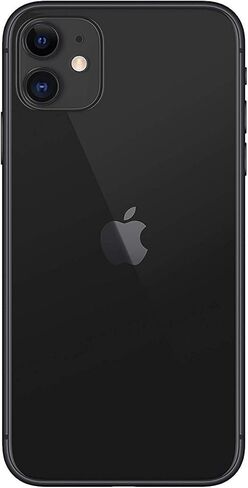 استبدال الزجاج الخلفي الخلفي الأصلي متوافق مع iPhone 11 6.1 بوصة جميع الحاملات مع لاصق مثبت مسبقًا وأداة إصلاح 11 (أسود) in Kuwait