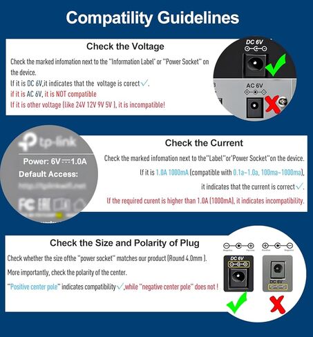 DC 6V Power Adapter for AT&T Vtech S0051V0600040 S005IU0600060 S005IU0600040 U060040D S003GU0600010 SIL LS6115 CL80101 ML17959 CL83207 CL82307 Cordless Phone DC6V Charger (NOT AC6V), 6.6ft Long Cord in Kuwait