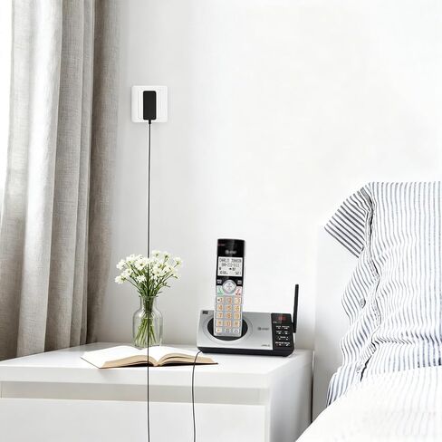 DC 6V Power Adapter for AT&T Vtech S0051V0600040 S005IU0600060 S005IU0600040 U060040D S003GU0600010 SIL LS6115 CL80101 ML17959 CL83207 CL82307 Cordless Phone DC6V Charger (NOT AC6V), 6.6ft Long Cord in Kuwait