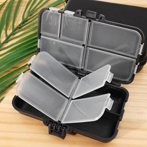 Double Sided Tackle Box Fishing Gear Accessory Storage Boxes Mino Hard Bait Pencil Squid Fake Bait Case (12 Grids) in Saudi Arabia