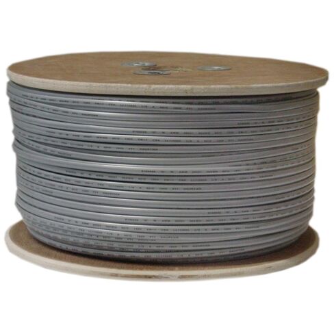CableWholesale Bulk Phone Cord, Silver Satin, 26/8 (26 AWG 8 Conductor), UL, CSA, Spool, 1000 Foot in Saudi Arabia