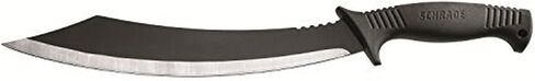 Schrade Delta Class Decimate Parang Full Tang Machete with Stainless Steel Blades and TPR Handles for Outdoor Survival, Camping and Bushcraft in Saudi Arabia