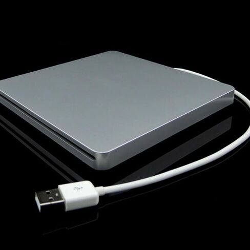 NUOBESTY External DVD Drive USB 3.0 DVD ROM Burner Drive for Laptop and Desktop Computers Silver Gray Compatible with Windows and Open-Source Operating Systems in Saudi Arabia
