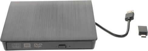 External USB 3.0 Slot in Load CD DVD Rw Optical Drive Burner for Laptops Notebooks, 12.7mm Black Recorder Drive Compatible with Windows in Saudi Arabia
