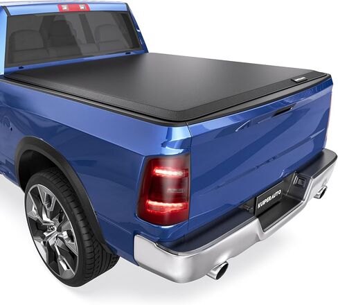 Soft Tri 8FT Tonneau Cover Truck Bed Cover Compatible for 2002-2025 Dodge Ram 1500(Incl. 2019-2025 Classic & 2019-2024 New Body Style) 2003-2025 Ram 2500 3500 W/o Ram Box 8ft Tri Fold in Saudi Arabia
