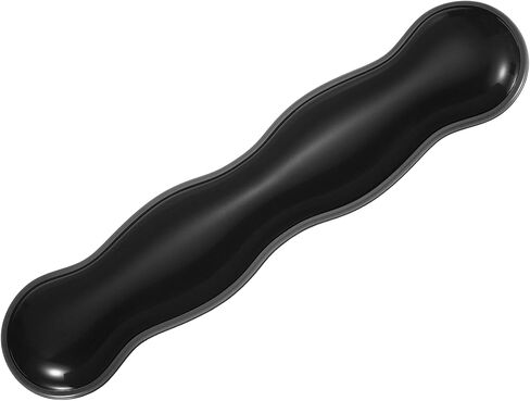 PATIKIL Gel Wrist Rest, Ergonomic Silicone Gel Mouse Pad Mouse Wrist Support Cool Touch Cushion for Mouse Computer Laptop Home Office Work,Keyboard Pad Black in Saudi Arabia