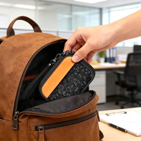 حافظة القرص الصلب لجهاز SanDisk Extreme PRO Portable SSD بسعة 500 جيجابايت - 8 تيرابايت، منظم السفر للمصورين ومحترفي الأعمال، حامل لـ 2 SSD، وبطاقات SD، ومحركات أقراص USB وكابلات للسفر للعمل (حقيبة فقط) in Saudi Arabia
