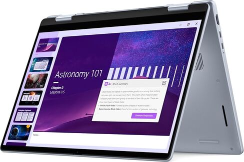 كمبيوتر محمول Dell 14 Plus 2 في 1، شاشة لمس WUXGA مقاس 14 بوصة، Intel Ultra 9 288V 8 نوى، Intel Arc Graphics 140V، 32 جيجابايت LPDDR5+ 1 تيرابايت SSD، Win11 Pro، HDMI 2.1، Wi-Fi 7، لوحة مفاتيح بإضاءة خلفية، قارئ بصمات الأصابع in Kuwait