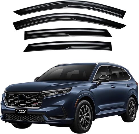 Extra Durable Window Visor Compatible with 2020-2024 to/yo/ta Highlander Tape-On Rain Guard Side Window Vent Deflector,4-Pcs in Kuwait