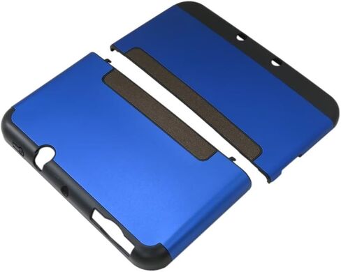 Blue Aluminum + Plastic Protector Case Cover Protective Hard Shell Skin for NES New 3DS XL LL (2015 Model) ONLY in Saudi Arabia