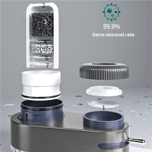 Faucet Tap Water Purifier Physical Filtering for Home Kictchen Removable Washable Filter Water Purifier Aerator in Saudi Arabia