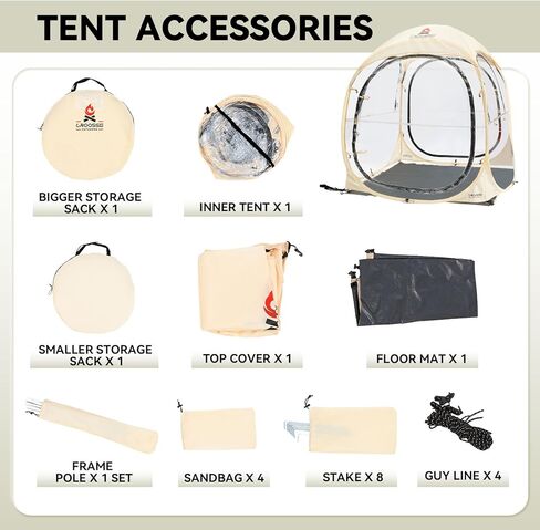 خيمة رياضية منبثقة - خيمة فقاعية مقاومة للماء في الهواء الطلق مع حصيرة أرضية وغطاء علوي، خيام فقاعية شفافة تتسع لـ 2/4 أشخاص للمناسبات الرياضية والتخييم والهتاف وصيد الأسماك in Kuwait