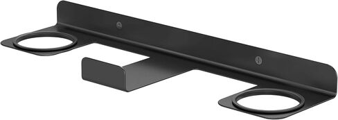 Black VR Wall Mount for Meta Quest 3/3S/2/Pro - All-in-One Aluminum Alloy Headset & Controller Holder, Space-Saving Wall Storage Stand with Secure Hook Design in Saudi Arabia