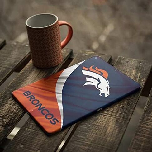 غلاف Skinit للكمبيوتر اللوحي متوافق مع iPad 10.2in (2021) - تصميم مرخص رسميًا من NFL Denver Broncos in Saudi Arabia
