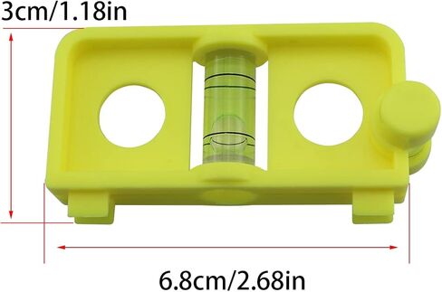 Archery Level Bow Tuning and Mounting String Level Combo Plastic Arrow Level Compound Bows Tuning and Mounting String Archery Tuning Level Combo Accessory, Yellow in Saudi Arabia