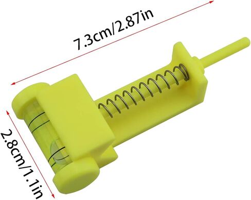 Archery Level Bow Tuning and Mounting String Level Combo Plastic Arrow Level Compound Bows Tuning and Mounting String Archery Tuning Level Combo Accessory, Yellow in Saudi Arabia