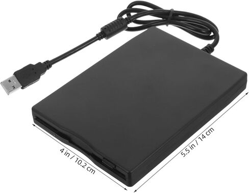 محرك الأقراص المرنة NUOBESTY للكمبيوتر المحمول، بطاقة تحكم محرك USB خارجي، سهلة الاستخدام وخفيفة الوزن in Saudi Arabia