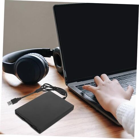 محرك قارئ القرص المرن TEHAUX لأجهزة الكمبيوتر المحمول USB محرك الأقراص المرنة المحمول سهل الاستخدام متوافق مع Me Xp in Saudi Arabia