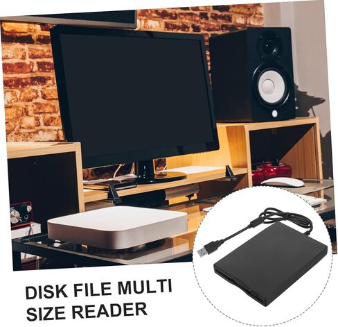 محرك قارئ القرص المرن TEHAUX لأجهزة الكمبيوتر المحمول USB محرك الأقراص المرنة المحمول سهل الاستخدام متوافق مع Me Xp in Saudi Arabia