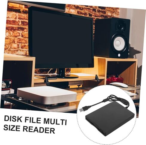 TEHAUX Portable USB Floppy Disk Drive Pc Disc Burner External Reader for Notebook in Saudi Arabia