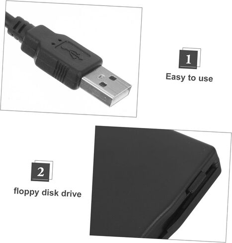 TEHAUX Portable USB Floppy Disk Drive Pc Disc Burner External Reader for Notebook in Saudi Arabia