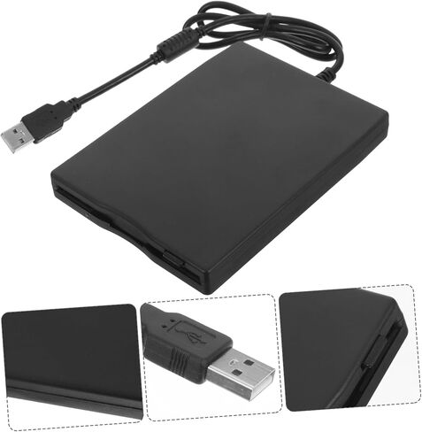 TEHAUX Portable USB Floppy Disk Drive Pc Disc Burner External Reader for Notebook in Saudi Arabia
