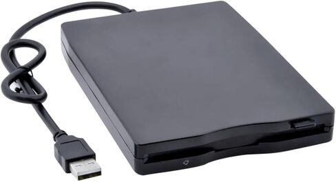 USB 2.0 محرك الأقراص المرنة الخارجية المحمولة 3.5 بوصة محرك القرص المرن لأجهزة الكمبيوتر المحمول معدل نقل البيانات العالي متوافق in Kuwait