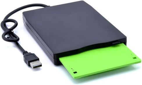 USB 2.0 محرك الأقراص المرنة الخارجية المحمولة 3.5 بوصة محرك القرص المرن لأجهزة الكمبيوتر المحمول معدل نقل البيانات العالي متوافق in Kuwait