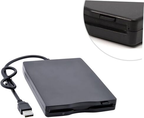 USB 2.0 محرك الأقراص المرنة الخارجية المحمولة 3.5 بوصة محرك القرص المرن لأجهزة الكمبيوتر المحمول معدل نقل البيانات العالي متوافق in Kuwait
