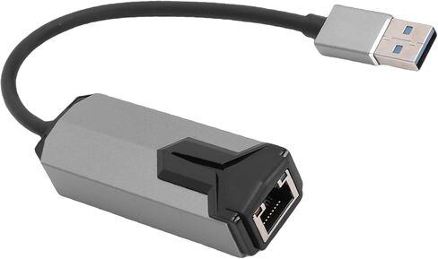 Yunseity 2.5G Ethernet Adapter, USB 3.0 to RJ45 2500Mbps Network Converter with Aluminum Alloy Casing, for Laptop Desktop PC in Saudi Arabia