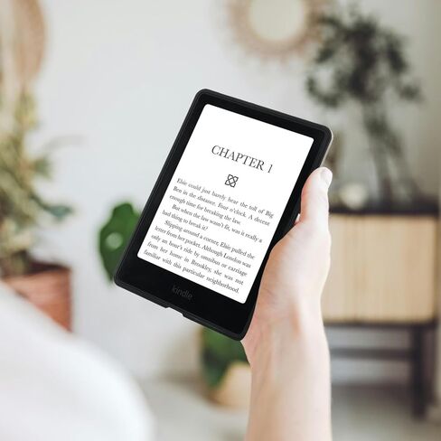 حافظة جمالية منقطة لجهاز Kindle Paperwhite الجيل الثاني عشر مقاس 7 بوصات/Kindle Colorsoft Signature Edition 2024 مع حزام يد وغطاء فوليو من الجلد الفاخر حافظة واقية للقارئ الإلكتروني in Saudi Arabia