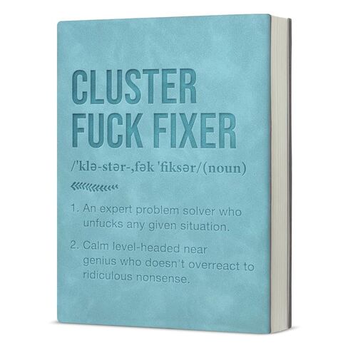 Funny Gifts for Coworkers Journal Notebook, Appreciation Gifts for Employee Boss Manager Mentor, Dumpster Firefighter Writing Notebook-Dark Green in Saudi Arabia