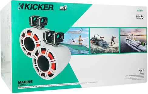 مكبرات صوت Kicker KMTC11 HLCD مقاس 11 بوصة + 6 مكبرات صوت LED مقاس 8 بوصة + مضخم صوت ذو 8 قنوات in Saudi Arabia