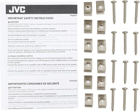 (4) JVC CS-DR6201MW 6.5" 600 Watt 2-Way Coaxial Marine Waterproof Boat Speakers in Saudi Arabia
