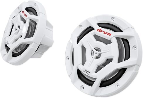 (4) JVC CS-DR6201MW 6.5" 600 Watt 2-Way Coaxial Marine Waterproof Boat Speakers in Saudi Arabia